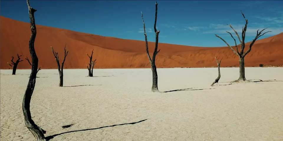 Red dunes at Deadvlei